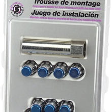 McGard 65457RCC Chrome with Red Cap SplineDrive 4 Lug Wheel Installation Kit (M12 x 1.5 Thread Size)