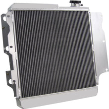 OzCoolingParts 87-06 Jeep Wrangler Radiator, Upgrade 4 Row Core Aluminum Radiator for 1987-2006 1988 1989 04 05 Jeep Wrangler YJ TJ 2.4L- 4.2L Engine