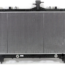 Radiator - Cooling Direct For/Fit 13345 12-15 Chevrolet Camaro SS 6.2L V8 1-Row Plastic Tank Aluminum Core WITH Transmission Oil Cooler