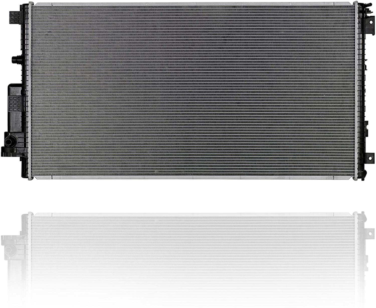 Radiator - Cooling Direct For/Fit 17-19 Ford Super-Duty Crew - With Extended/Regular Cab 6.7L Turbo (Secondary Radiator) Plastic Tank, Aluminum Core - HC3Z8005A