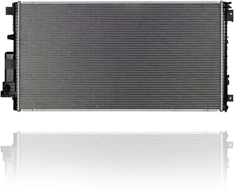 Radiator - Cooling Direct For/Fit 17-19 Ford Super-Duty Crew - With Extended/Regular Cab 6.7L Turbo (Secondary Radiator) Plastic Tank, Aluminum Core - HC3Z8005A