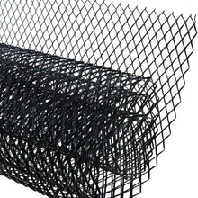 AUTOT 40 x 13 inch Car Grill Mesh Sheet, Black Painted Aluminum Alloy Grille Mesh Roll, 11 x 25 mm Hexagon-Shape Grids