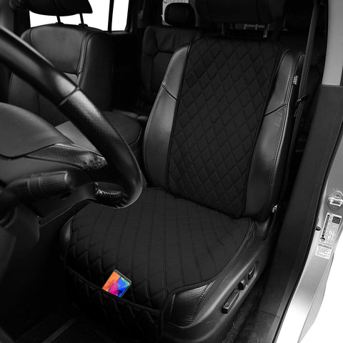 FH Group FH1016 NeoSupreme Seat Protectors (Gray) ONLY 1 Cover - Universal Fit for Cars, Trucks & SUVs
