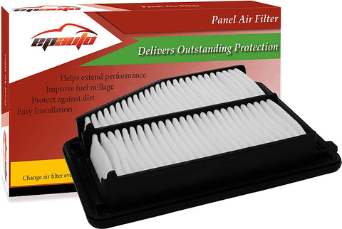 EPAuto GP213 (17220-R1A-A01) Replacement for Honda/Acura Extra Guard Panel Engine Air Filter for Civic (2012-2015), ILX Base 2.0L (2013-2015)