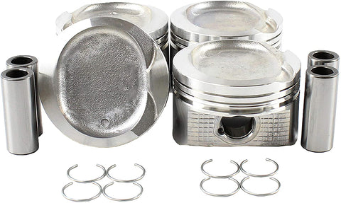 DNJ Piston Set Standard Size P951 For 00-08 Toyota/Corolla, Matrix, Celica, MR2 Spyder 1.8L L4 DOHC Naturally Aspirated designation 1ZZ-FE