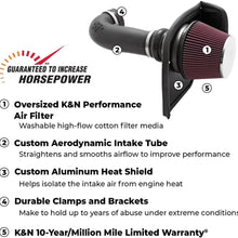 K&N Cold Air Intake Kit: High Performance, Guaranteed to Increase Horsepower: 2014-2020 Chevy/GMC/Cadillac (Silverado 1500, Suburban, Tahoe, Sierra 1500, Yukon, Yukon Denali, Escalade) V8,63-3082
