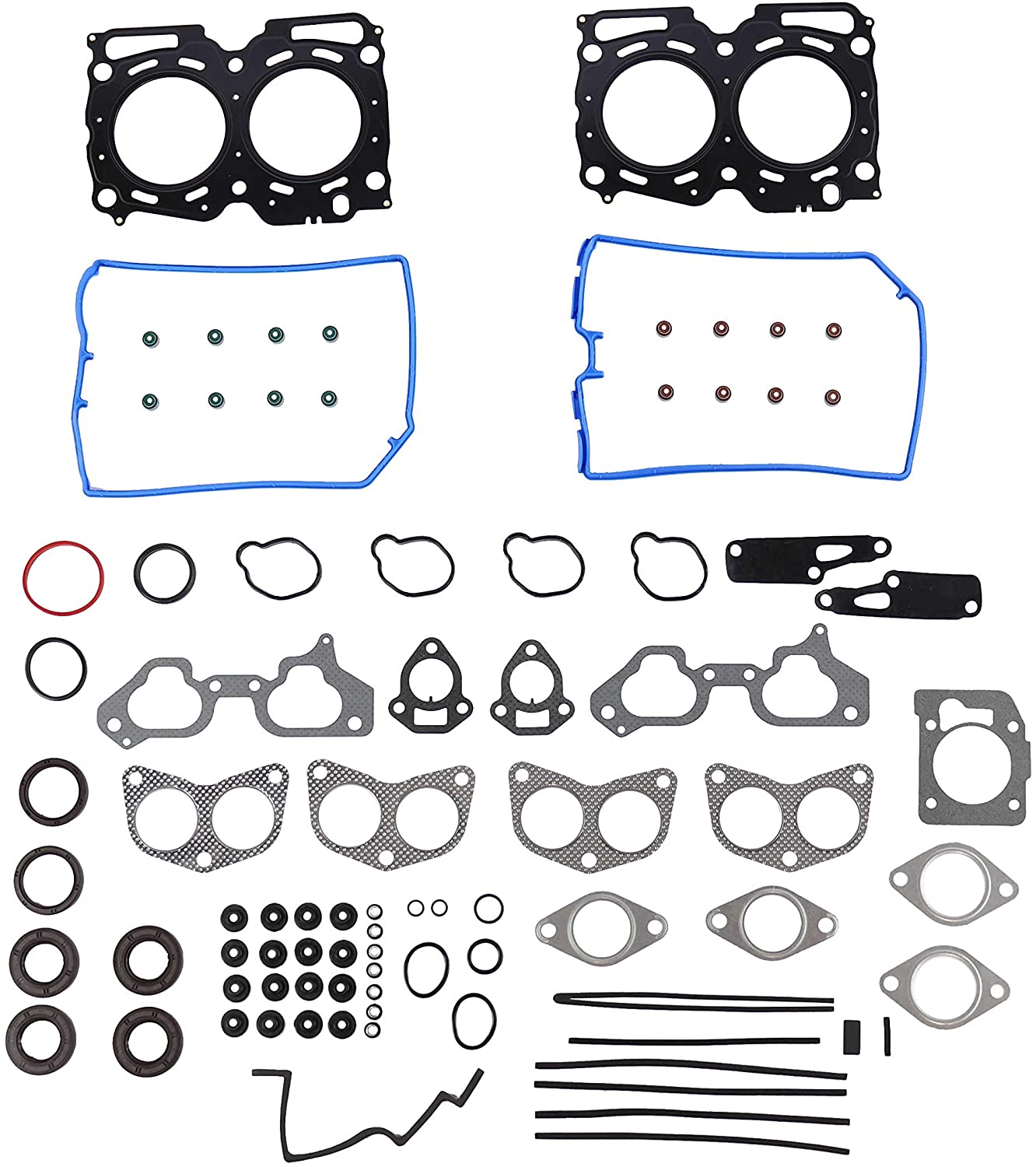 DNJ HGS718 MLS Head Gasket Set for 2002-2005 / Saab, Subaru / 9-2X, Impreza / 2.0L / DOHC / H4 / 16V / 1994cc / EJ205