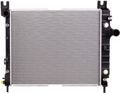 Lynol Cooling System Complete Aluminum Radiator Direct Replacement Compatible With 2000-2003 Dodge Durango 2000-2004 Dakota Pickup Truck L4 V6 V8 2.5L 3.9L 4.7L 5.2L 5.9L
