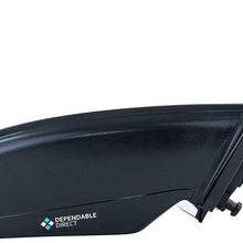 Passenger Side Mirror for (2006 2007 2008 2009 2010) Hyundai Sonata Unpainted Heated Power Operated Right Outside Rear View Replacement Door Mirror - Parts Link #: HY1321149