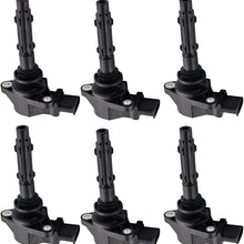 ENA Pack of 6 Ignition Coils Compatible with 06-15 Mercedes Benz CLK ML E C GLK R SLK Class V6 3.5L Compatible with 0001501980 19005267 68011844AA 2729060060 0001502780