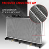 Replacement for Subaru Legacy/Outback 1-1/2 inches Inlet OE Style Aluminum Direct Replacement Racing Radiator DPI 2331