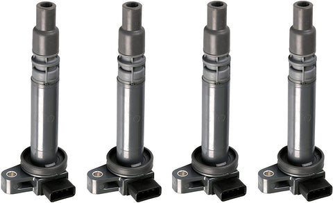 ENA Pack of 4 Ignition Coils Compatible with 2001 2002 2003 2004 Toyota Tacoma 2.4L 2.7L L4 fit C1305 UF323