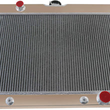 ALLOYWORKS 4 Row All Aluminum Radiator For 1964-1967 Chevy El Camino Biscayne Impala Caprice AT/MT