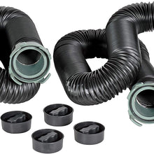 Duraflex Sewer Hose; Vortex; 20 Foot Over All Extended Length; Each 10 Foot Hose Collapses to 39 Inch