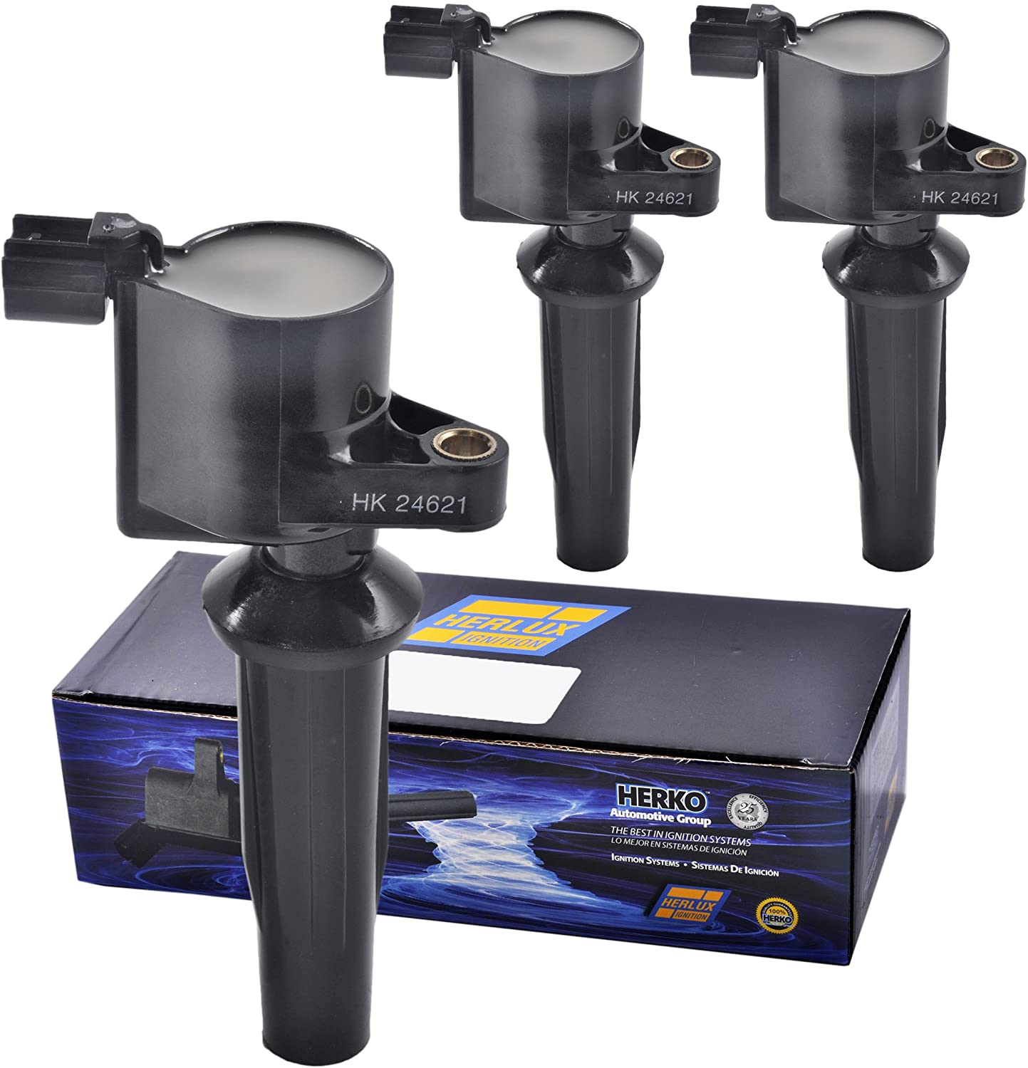 Set of 4 Herko B055 Ignition Coil For Ford Transit Focus Escape Mazda 3,6 03-13