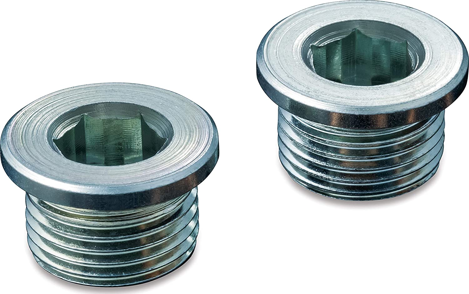 Kuryakyn 509 Motorcycle Oxygen Sensor Component: 18mm O2 Sensor Bung Plugs for Crusher Exhaust, 1 Pair
