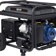 Westinghouse WGen9500DF Dual Fuel Portable Generator-9500 Rated 12500 Peak Watts Gas or Propane Powered-Electric Start-Transfer Switch & RV Ready, CARB Compliant