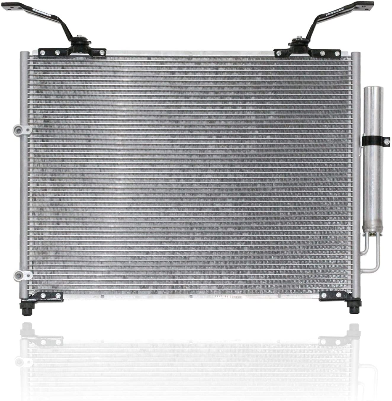 A/C Condenser - Pacific Best Inc For/Fit 3182 03-08 Honda Pilot 01-02 Acura MDX Parallel Flow Aluminum