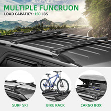 OTUAYAUTO Roof Rack Crossbars Replacement for 2011-2021 Jeep Grand Cherokee, with Anti-Theft Locks Luggage Racks Cross Bars, Black Matte