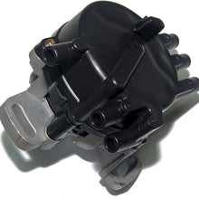 Ignition Distributor w/Cap & Rotor KF34-18-200R-0A 5885-58794 KF3418200R0A Compatible with 95-97 Ford Probe 95-02 Mazda 626 MX-3 MX-6 Millenia 2.5L TOT57271 F52Z-12127-C FDW-626A
