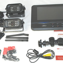 4Ucam TWO Digital Wireless Camera + 7" Monitor Quad-view Split screen for Bus, RV, Trailer, Motor Home, 5th Wheels and Trucks Backup or Rear View