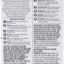 J-B Weld 32507 Water Pump and Thermostat Housing RTV Silicone Gasket Maker and Sealant - .5 oz.