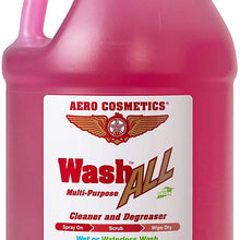 Aero Cosmetics Wash All Degreaser, Wet or Waterless Cleaner Degreaser, Wheel, Tire, Engine Cleaner, Black Streak & Aircraft Exhaust Soot Remover, The Best for Your Car, RV, Boat & Motorcycle