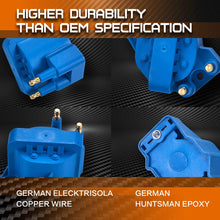 ENA High Performance Ignition Coil Pack of 3 compatible with 1986-2009 Buick Chevrolet Cadillac GMC Pontiac L4 V6