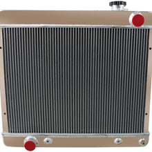 ALLOYWORKS 4 Row-62mm Aluminum Radiator For 1960-1964 Buick Skylark LeSabre Electra Wildcat Special 6.6L 1961 1962 1963
