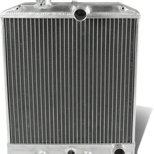 DNA MOTORING RA-HC92-42-2 Honda D15/16/B18 1.5L/1.6L/1.8L I4 Mt 2-Row Dual/Double Core T-6061 Aluminum Radiator,Metallic
