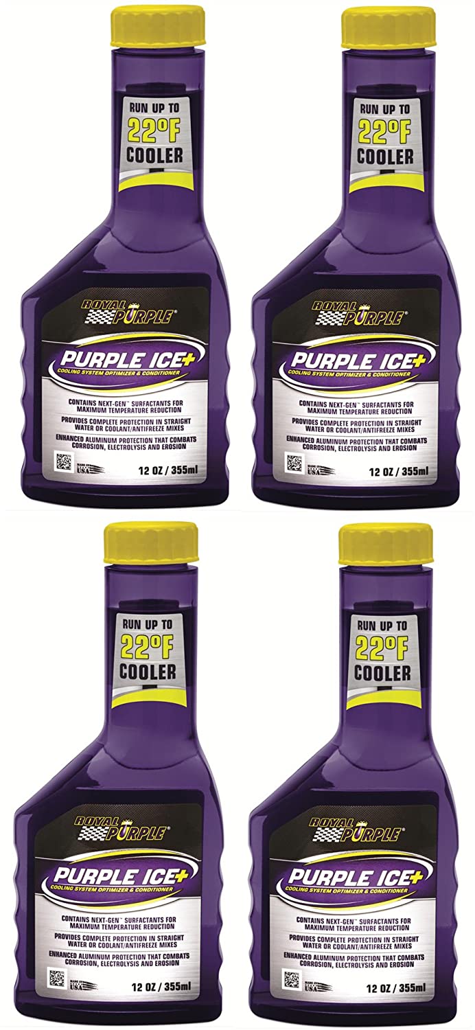 Royal Purple 01600 Purple Ice Radiator Coolant Additive 12 oz. Bottle Pack of 4