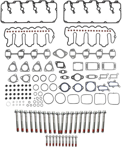 DNJ Head Gasket Set with Head Bolt Kit For 2007-2014 for Cadillac Escalade 6.2L 6162cc 376cid V8 OHV