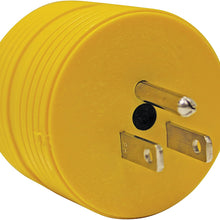 Quick Products QP-RV053 Triangle Adapter Plug - 30A Male to 15A Female