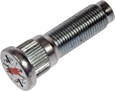 Dorman 610-569 Front 1/2-20 Serrated Wheel Stud - 0.627 in. Knurl, 1.9 in. Length for Select Dodge / Jeep Models, 10 Pack