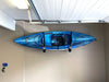 Racked Up Sports Premium White Kayak Rack, Easy Set Up Kayak Storage System, Indoor/Outdoor Kayak Wall Mount, 2 racks for garage (1 pair) included