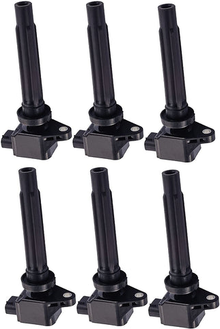 ENA Pack of 6 Ignition Coils Compatible with 2006 2007 2008 Suzuki Grand Vitara V6 2.7L 3340065J00 UF-562
