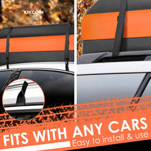 Car Rooftop Cargo Carrier Bag, Expandable 15 to 19 Cubic Feet 100% Waterproof Car Roof Bag for All Vehicle With/Without Racks, with Storage Bag, Anti-Slip Mat, 8+2 Durable Straps, 4 Door Hooks