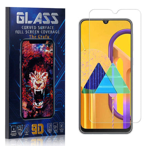 The Grafu Screen Protector for Galaxy M30S, Tempered Glass, High Transparency Screen Protector for Samsung Galaxy M30S, Bubble Free, Easy Installation, 4 Pack