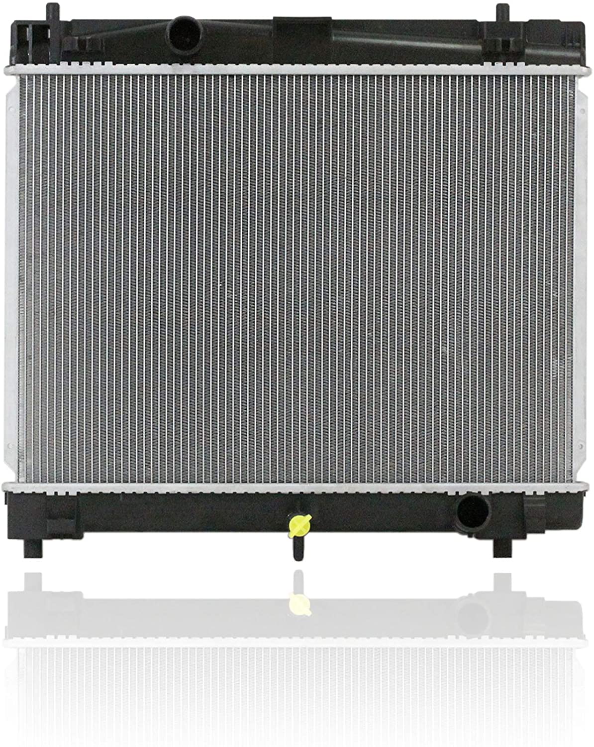 Radiator - PACIFIC BEST INC. For/Fit 2889 07-18 Toyota Yaris-Hatchback 07-12 Yaris-Sedan 08-14 Scion xD Manual Transmission Plastic Tank, Aluminum Core