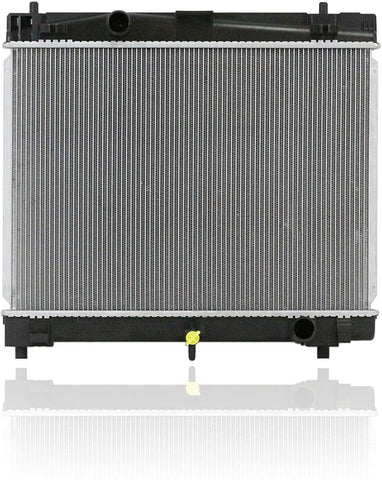 Radiator - PACIFIC BEST INC. For/Fit 2889 07-18 Toyota Yaris-Hatchback 07-12 Yaris-Sedan 08-14 Scion xD Manual Transmission Plastic Tank, Aluminum Core