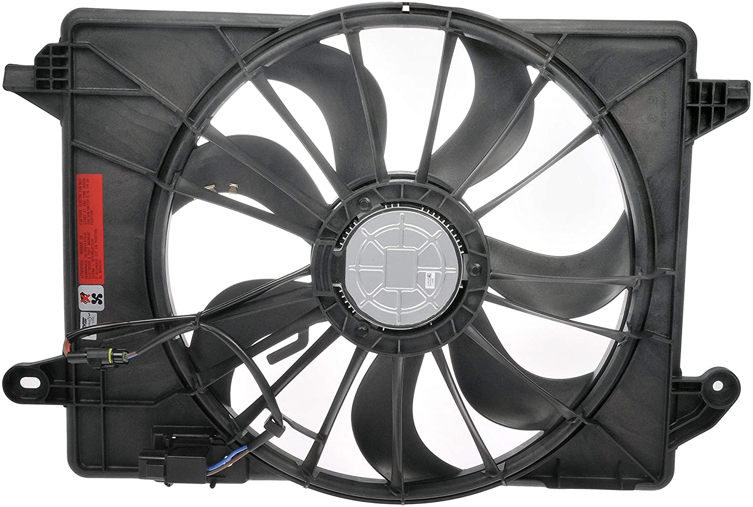 Dorman 621-526XD Engine Cooling Fan Assembly for Select Chrysler / Dodge Models, Black (OE FIX)
