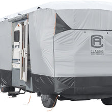 Classic Accessories Over Drive SkyShield Deluxe RV Class A Cover, Fits 24' - 28' RVs - Water Repellent RV Cover (80-369-101601-EX)