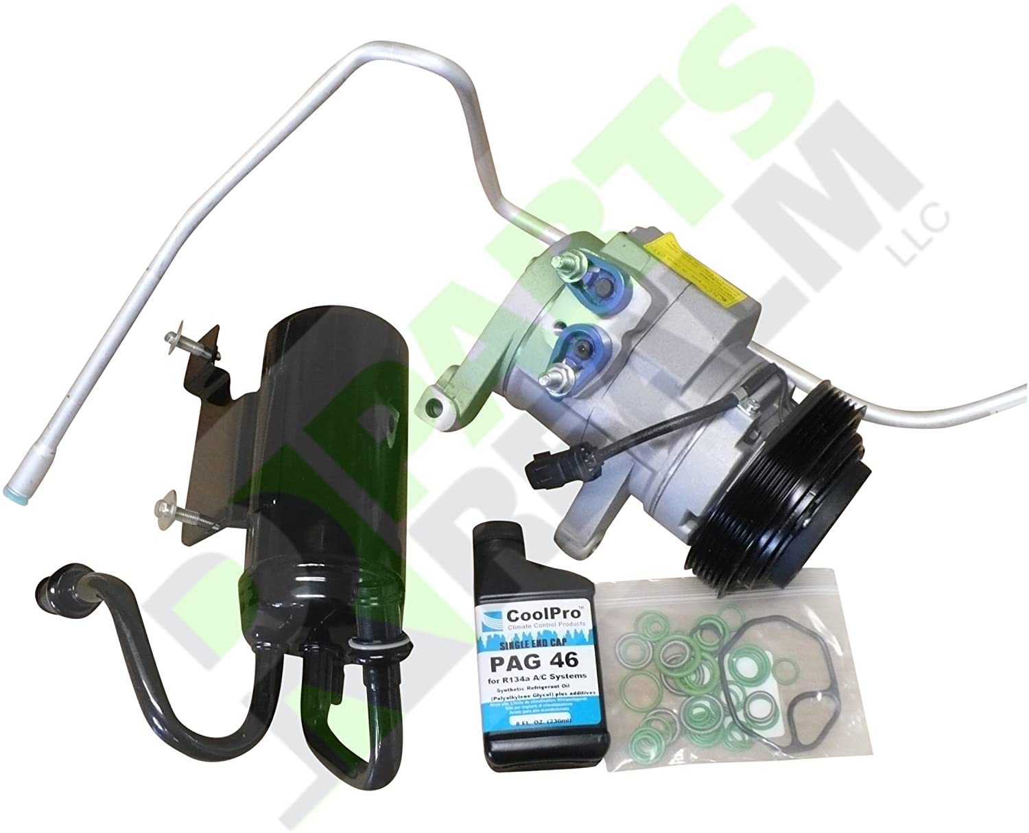 Parts Realm CO-0133AK3 Complete A/C Compressor Replacement Kit