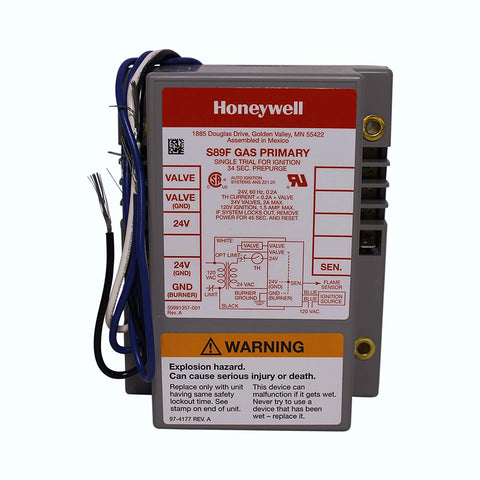 S89F1098 Direct Spark Ignition Module, 4 sec trial, 4 sec lockout