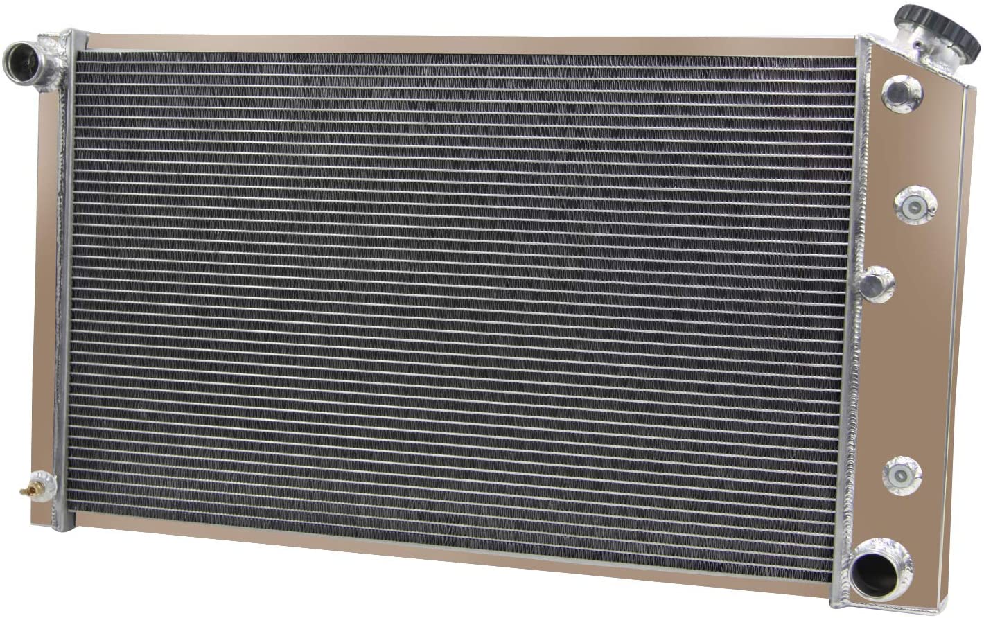 ALLOYWORKS 3 Row All Aluminum Radiator For 1971-1990 Chevy C/G/K/P 10 20 30 40 Series & Chevy Impala El Camino / 1972-1980 GMC C/G/K 15 25 35 1500 2500 3500 Suburban
