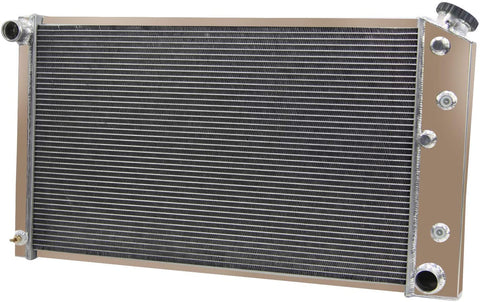 ALLOYWORKS 3 Row All Aluminum Radiator For 1971-1990 Chevy C/G/K/P 10 20 30 40 Series & Chevy Impala El Camino / 1972-1980 GMC C/G/K 15 25 35 1500 2500 3500 Suburban