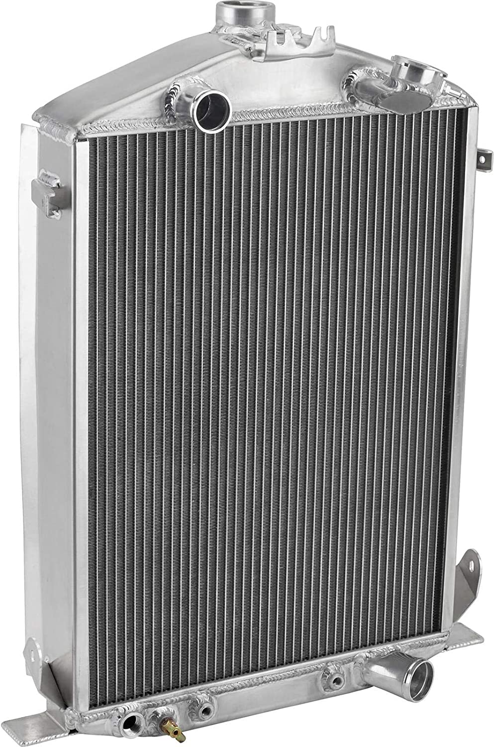 Aluminum Radiator, Chevrolet Engine, Stock Height, Fits 1932 Ford