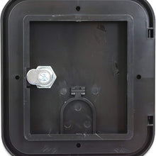 RV Camper Trailer Motorhome Power Cord Hatch Electrical Access Door (Black-1801LB)