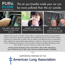 Pureflow Cabin Air Filter PC8155X| Fits 2015-20 Ford Mustang