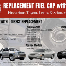 Gas Cap - Fuel Filler Tank Assembly - Replaces 77300-33070 - Fits Toyota 4Runner, Avalon, Camry, Corolla, Highlander, Matrix, Sequoia, Sienna, Tacoma, Tundra - Lexus ES300, ES330, GX470 and More